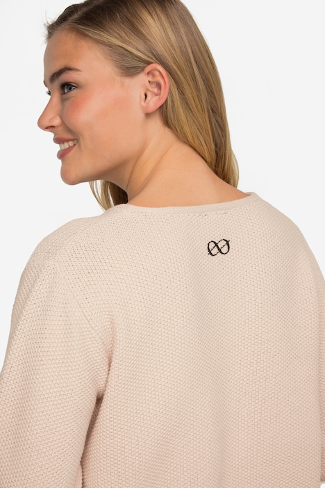 Pullover, oversized, Schriftzüge, Langarm