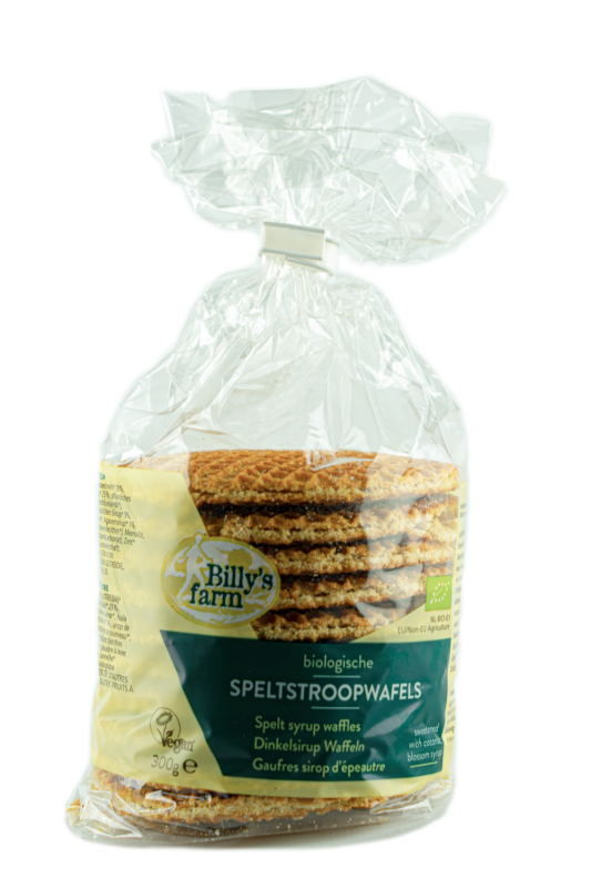 Billy's Farm Spelt stroopwafels Biologisch 300g