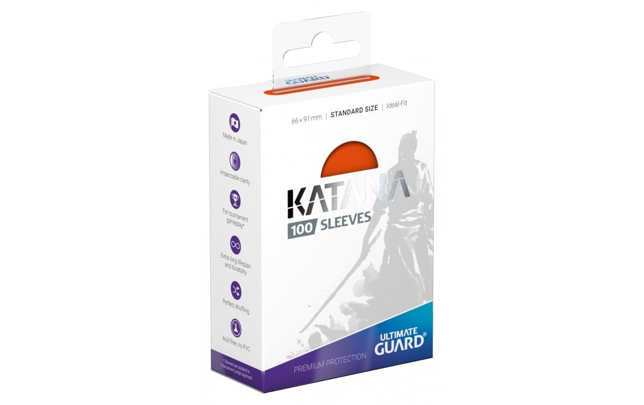 Kartenhülle Katana Sleeves Standardgrösse Orange 100Kartenschutzhüllen