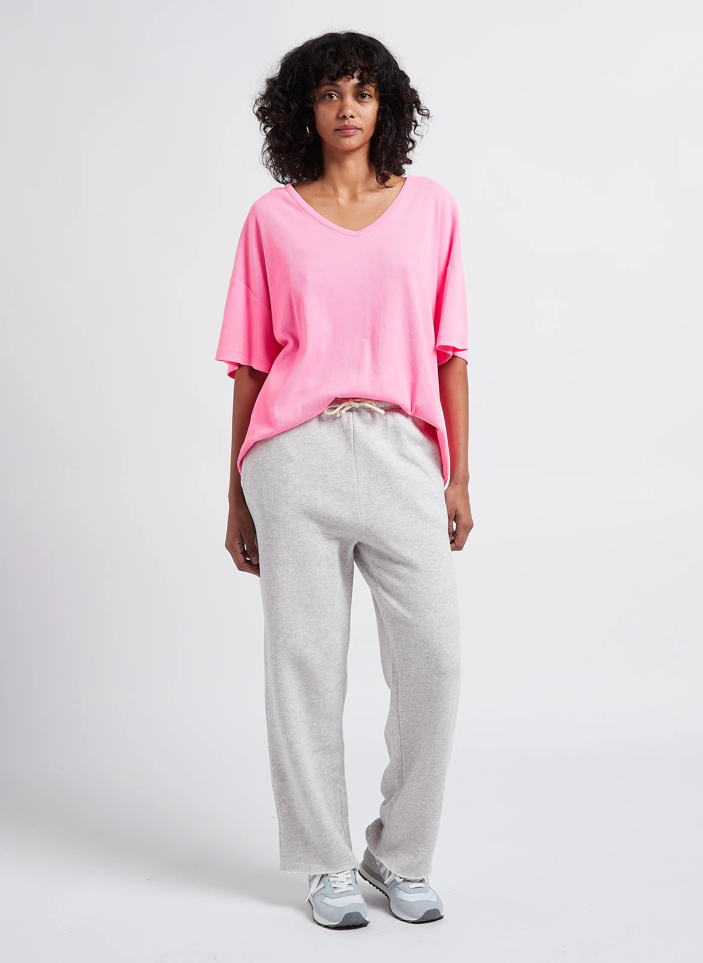 KODYTOWN - Jogging droit en coton | Gris