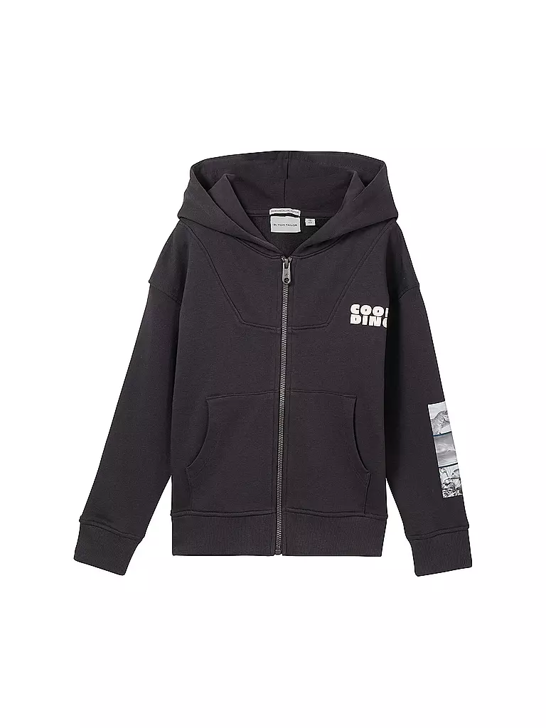TOM TAILOR Jungen Sweatjacke grau