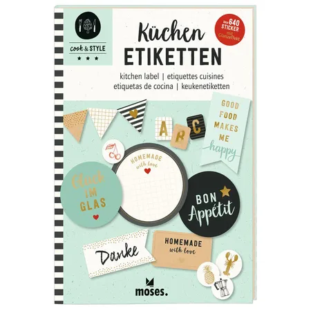 moses. cook & STYLE Küchenetiketten