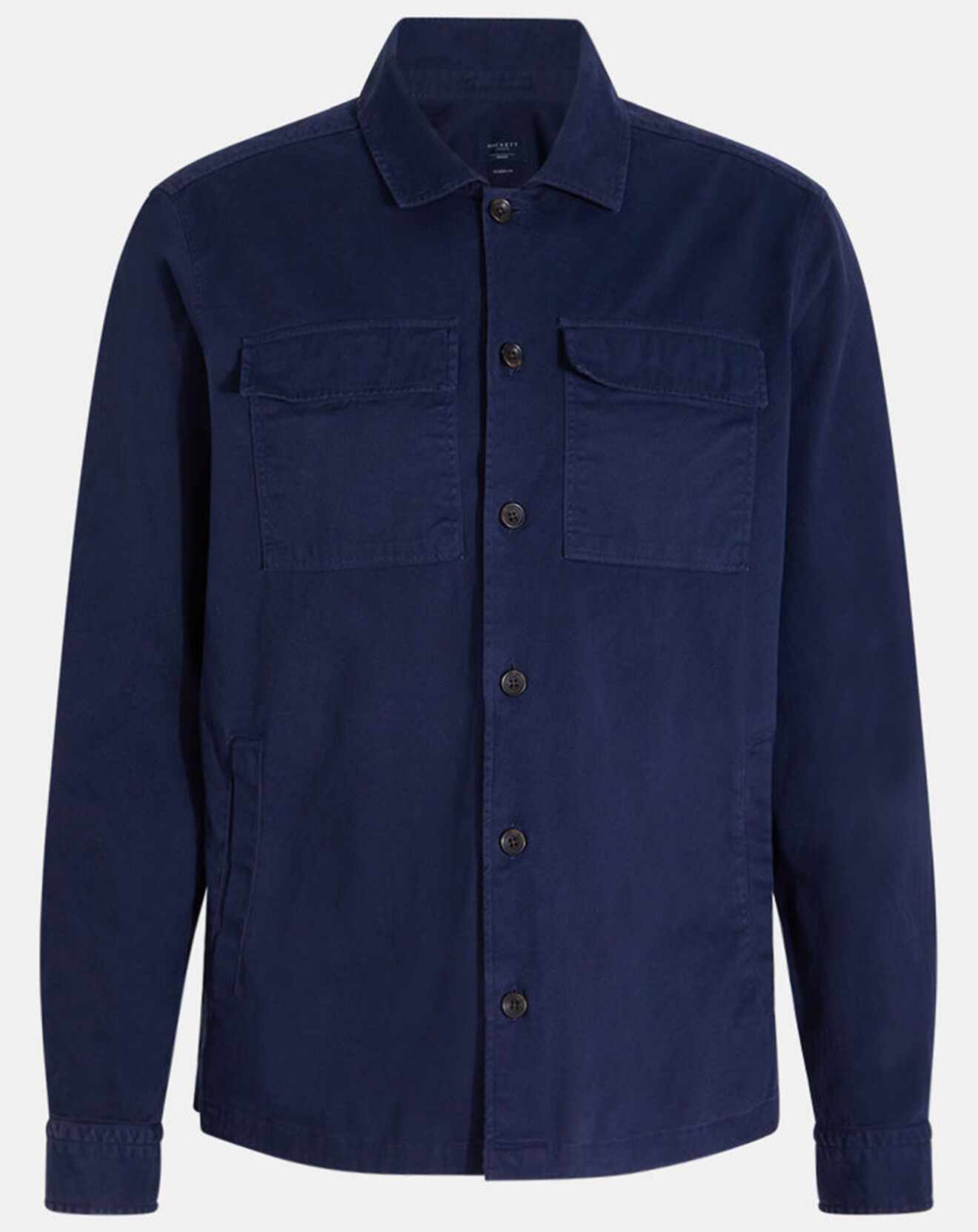 Hackett London Surchemise en Twill Canvas bleu marine