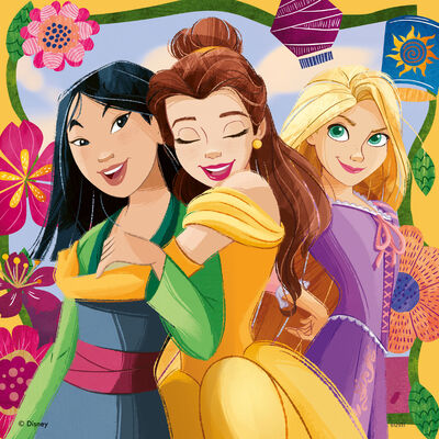 Ravensburger Disney Princess Puslespill 3x49 Brikker