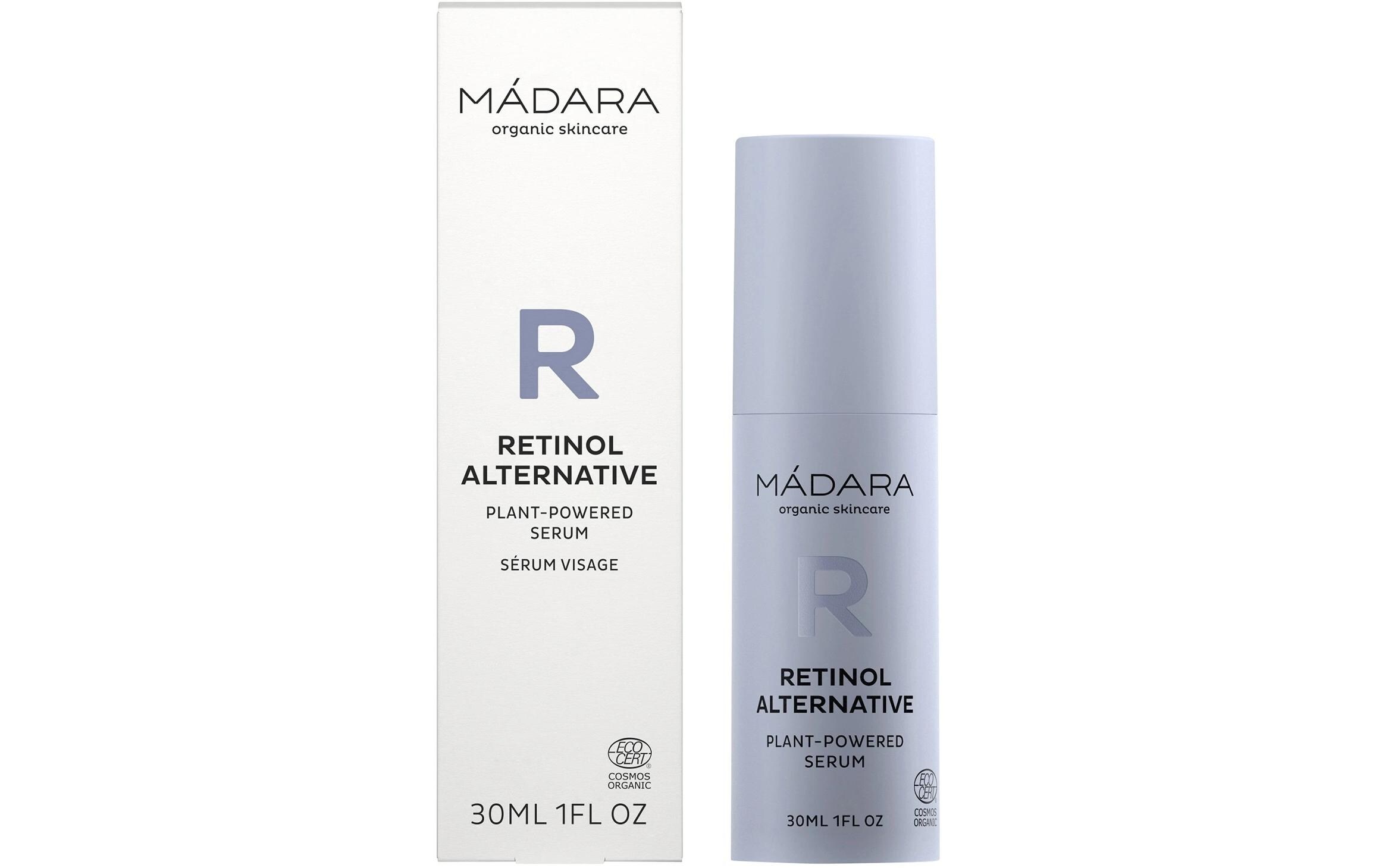 Retinol Alternative Serum 30 mlRevolutionäres Naturkosmetik-Serum mit pflanzlichem Retinol-Komplex für sichtbar straffere, glattere und ebenmässigere Haut