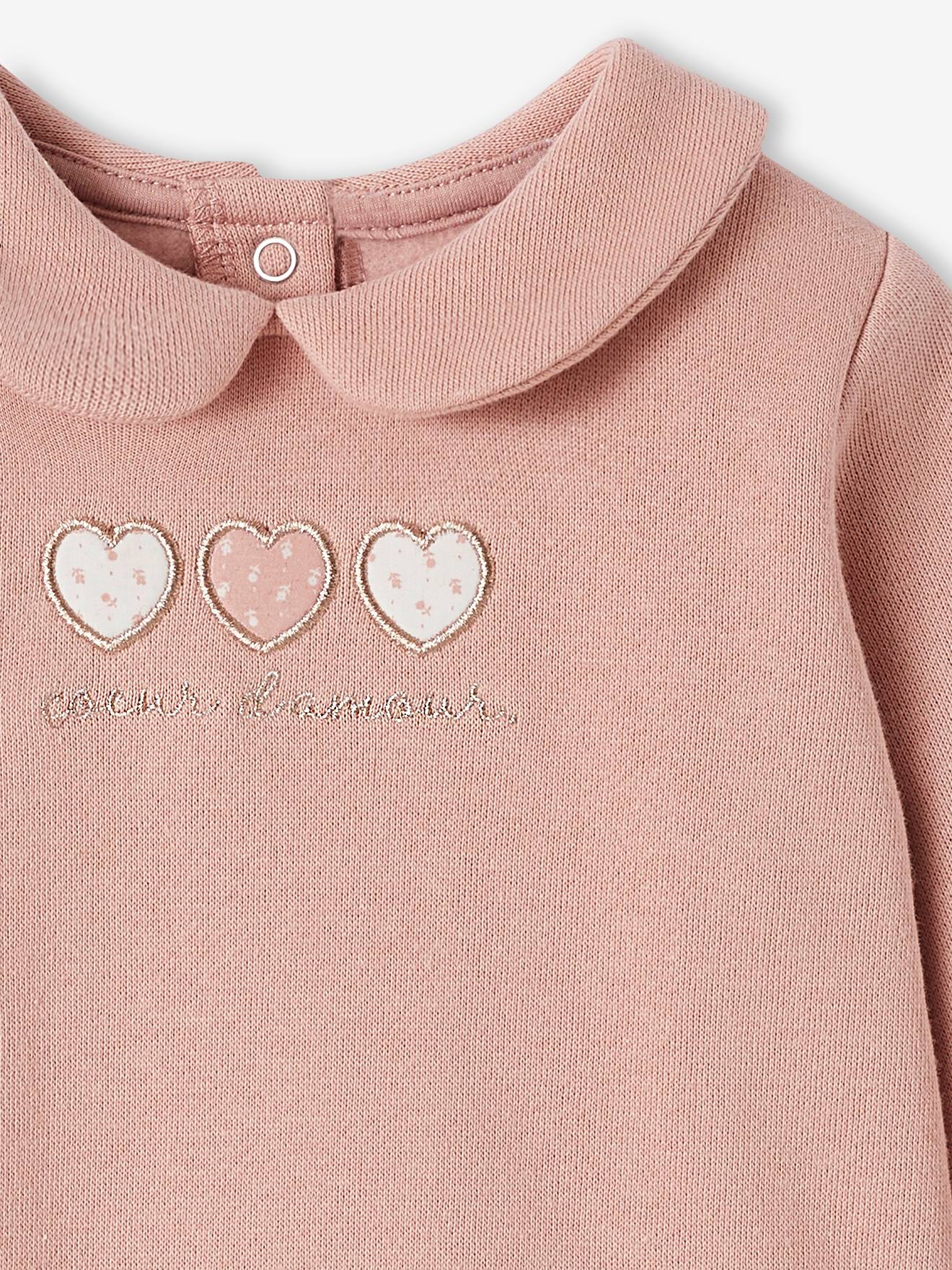 Roupa de bebê: moletom e calça bege