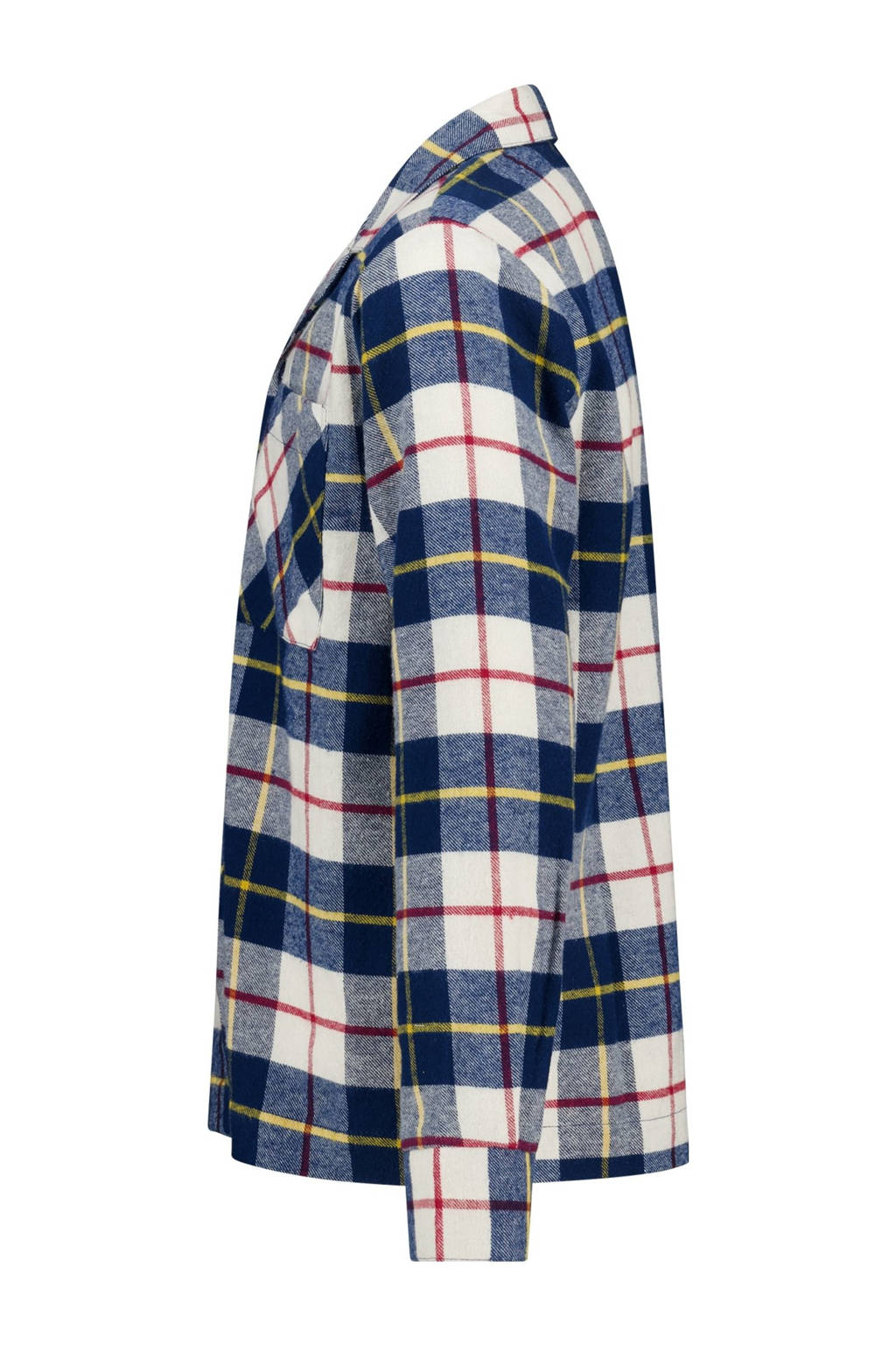 America Today pyjamatop Nathan JR donkerblauw/rood/wit