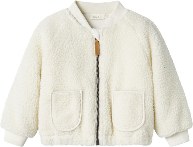 Lil' Atelier NMNLAJO BOMBER JACKET LIL Coconut milk/dino