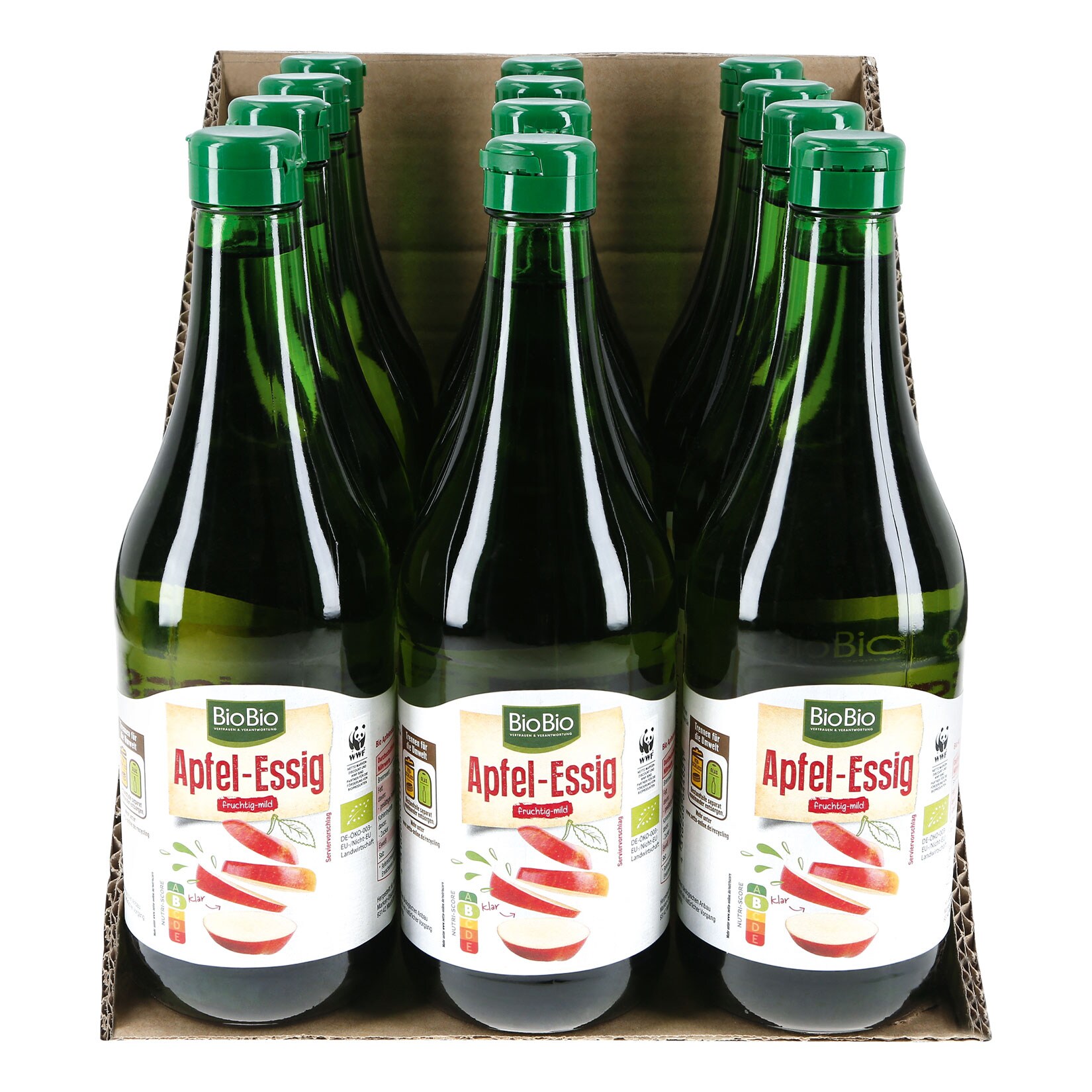 BioBio Apfelessig klar 750 ml, 12er Pack
