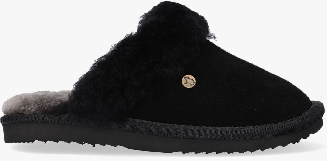 WARMBAT zwarte warmbat pantoffels flurry kids