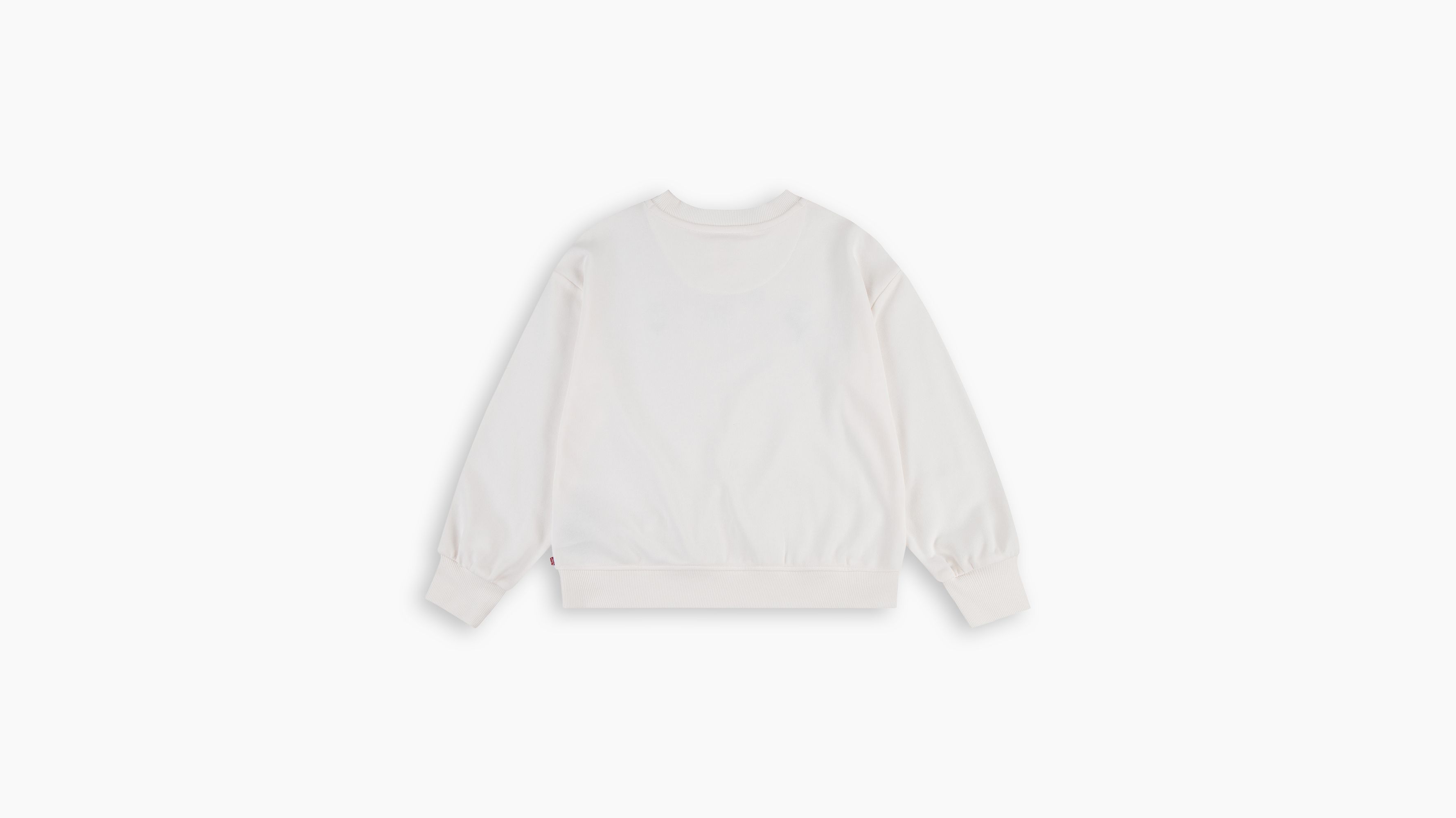 Ado sweat-shirt à col rond - Sugar Swizzle - Blanc