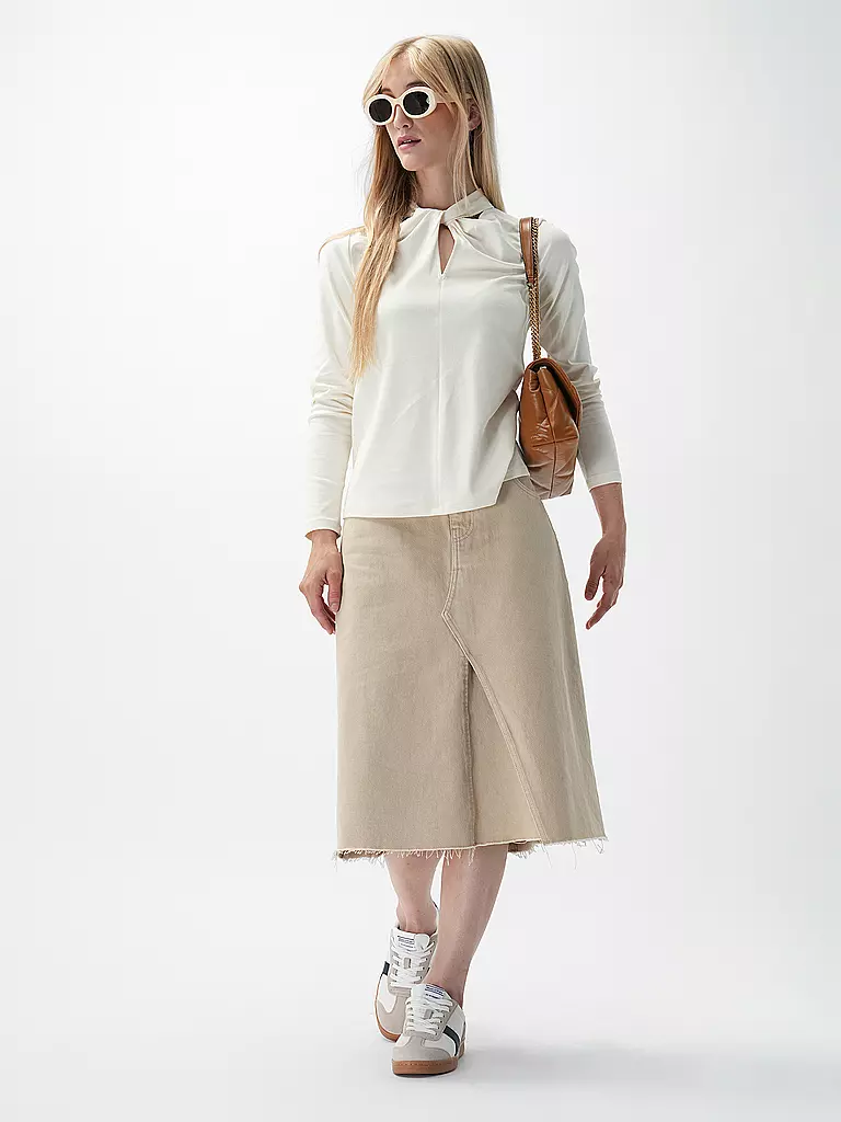 TORY BURCH Jeansrock  beige