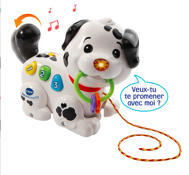 JOUET DIVERS 2 EME AGE 123 P'TIT DALMATIEN - Doré