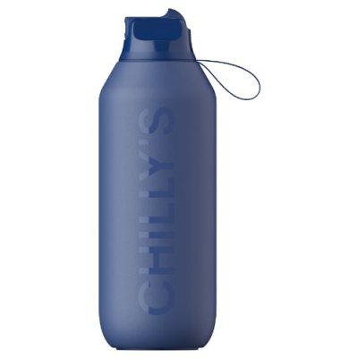 Chilly'S Flip Lid 500Ml Bottle Blue