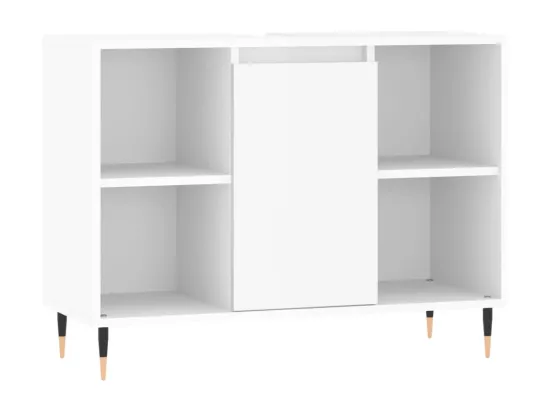 Armoire de salle de bain blanc brillant 80x33x60 cm
