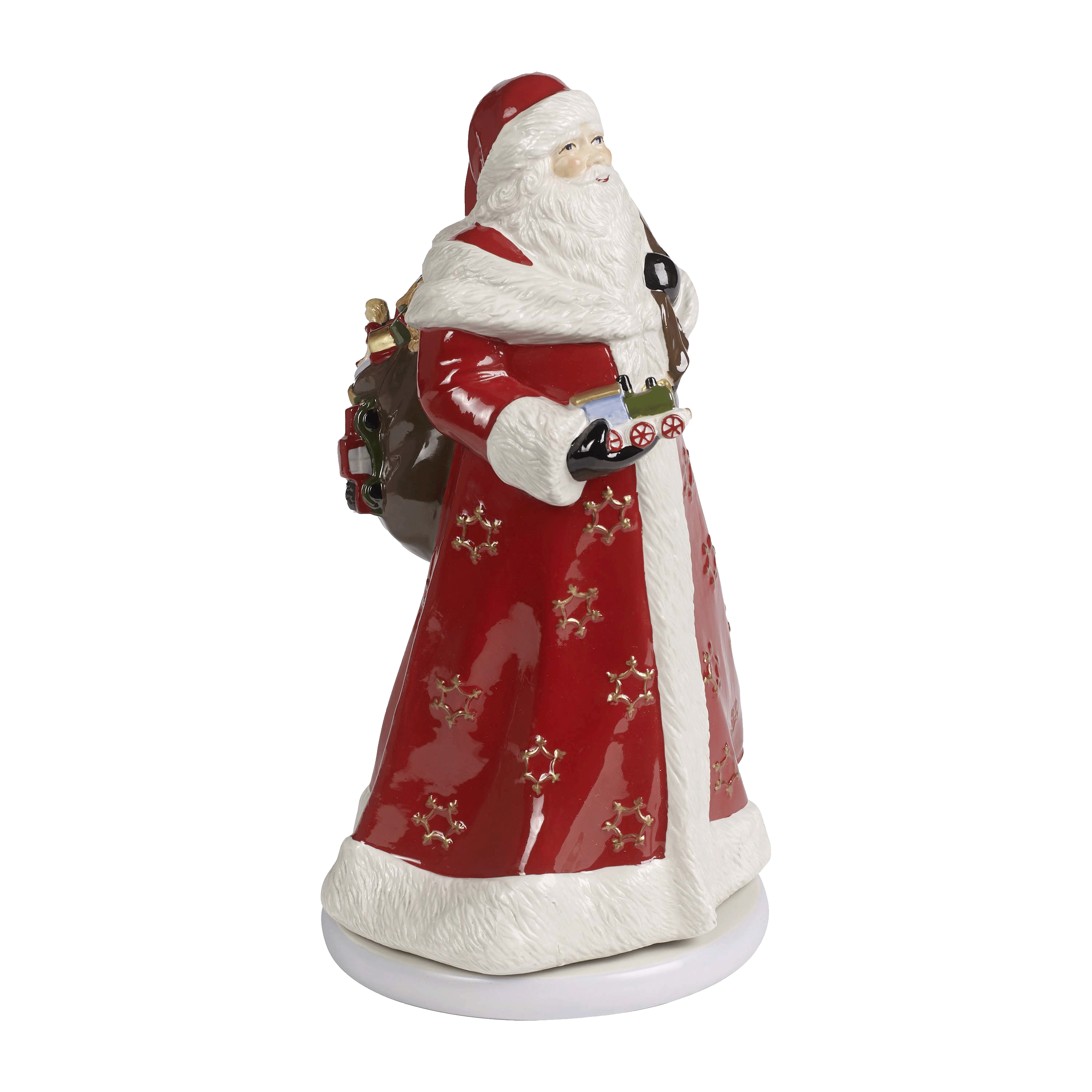 Christmas Toy's Christmas music box Multi-colored, 6.9'' x 7.9'' x 13.4'', porcelain