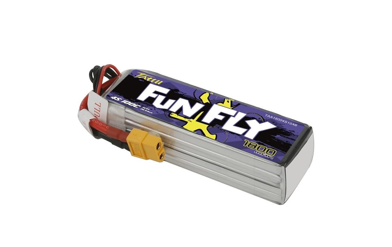 RC-Akku LiPo 1800 mAh 14.8 V 100C FunflySoftcase 4S LiPo-Akku für Multikopter mit XT60 Stecker