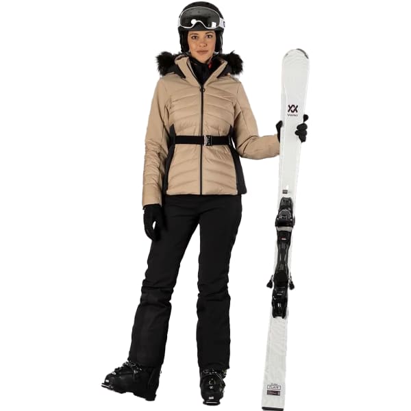 Veste de ski CMP WOMAN JACKET ZIP HOOD SESAMO