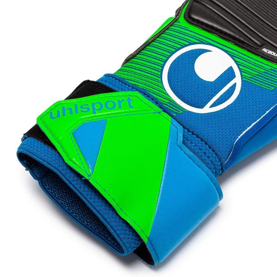 Uhlsport Gants de Gardien Aquasoft - Bleu/Vert/Blanc