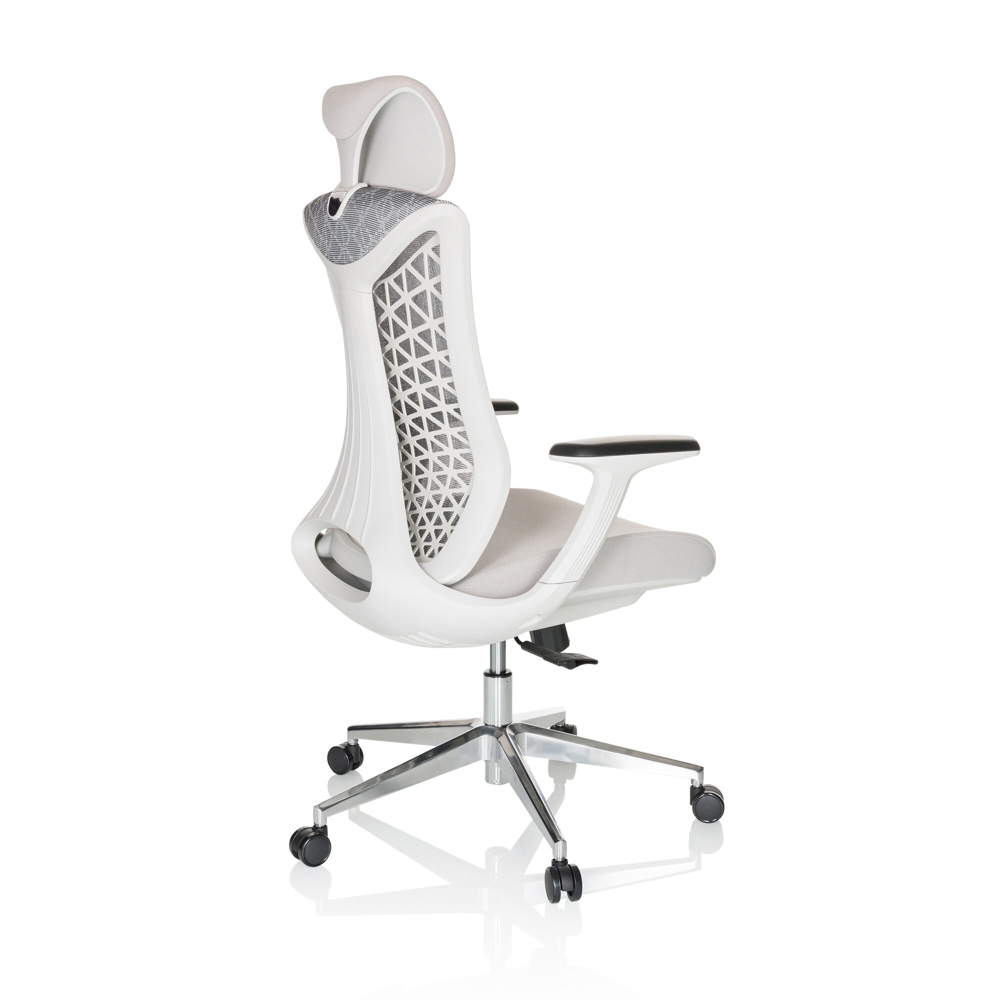 Profi Bürostuhl FALEO W Stoff/Netzstoff mit Armlehnen hjh OFFICE