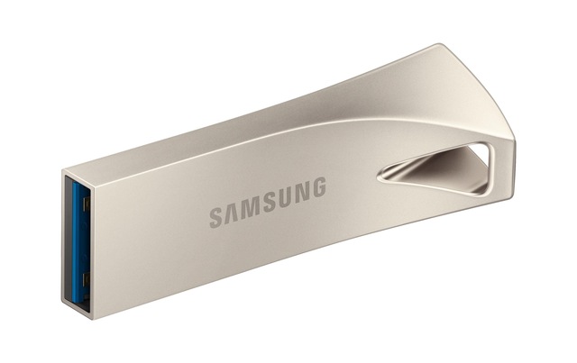 Samsung USB-Stick »USB3.1 Bar Plus Titan 64GB« (64GB GB Lesegeschwindigkeit 300 MB/s)