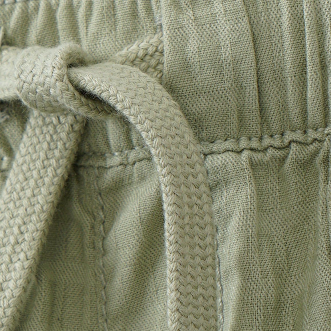 Topomini Baby Hose mit Tunnelzug dunkelgrün