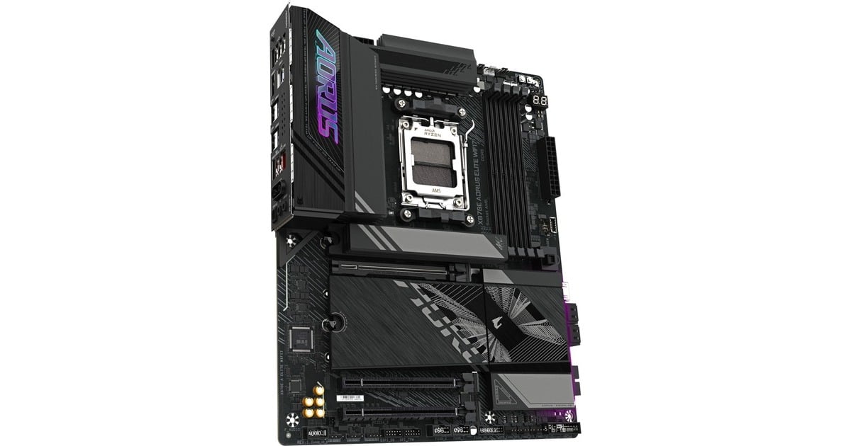 GIGABYTEX870E AORUS ELITE WIFI7 socket AM5 moederbord  (Zwart, RAID, 2.5 Gb-LAN, WLAN, BT, Sound, ATX)