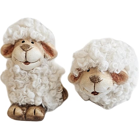 Påskefigur får 7 cm - flere varianter - assorteret