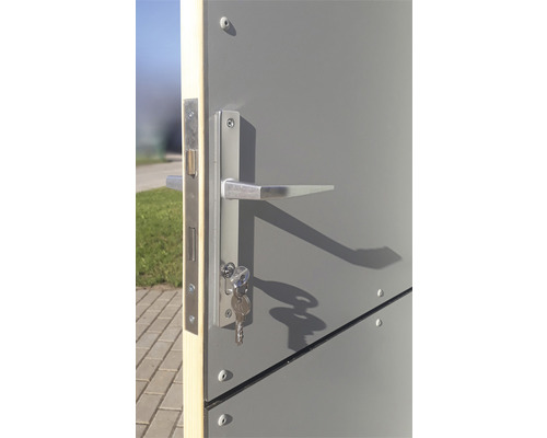 Bertilo Design HPL 2 tuinhuis, 345 x 236 cm, antracietwit