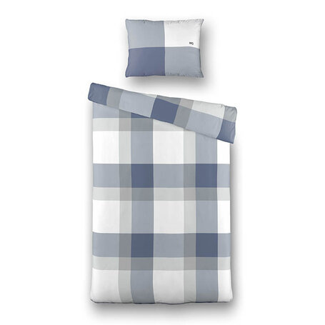 Dekbedovertrek Flanel - Blue Check