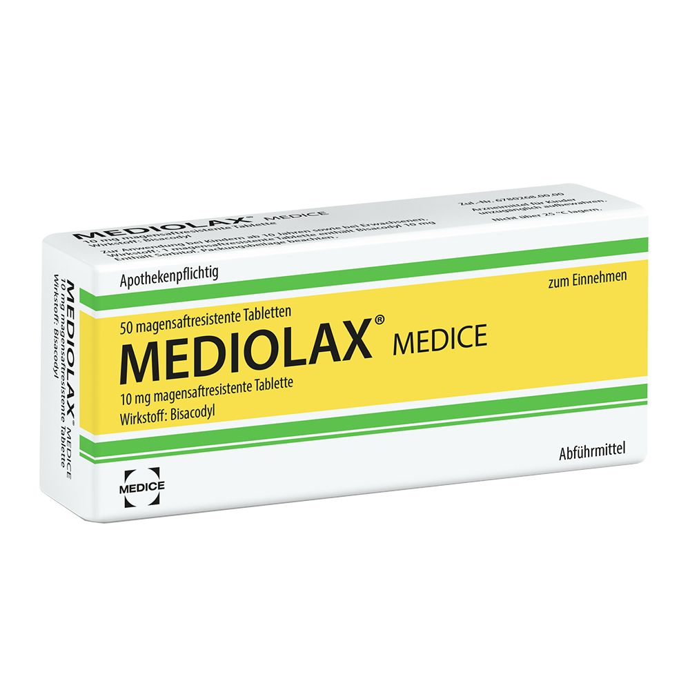 MEDIOLAX bei Verstopfungsbeschwerden