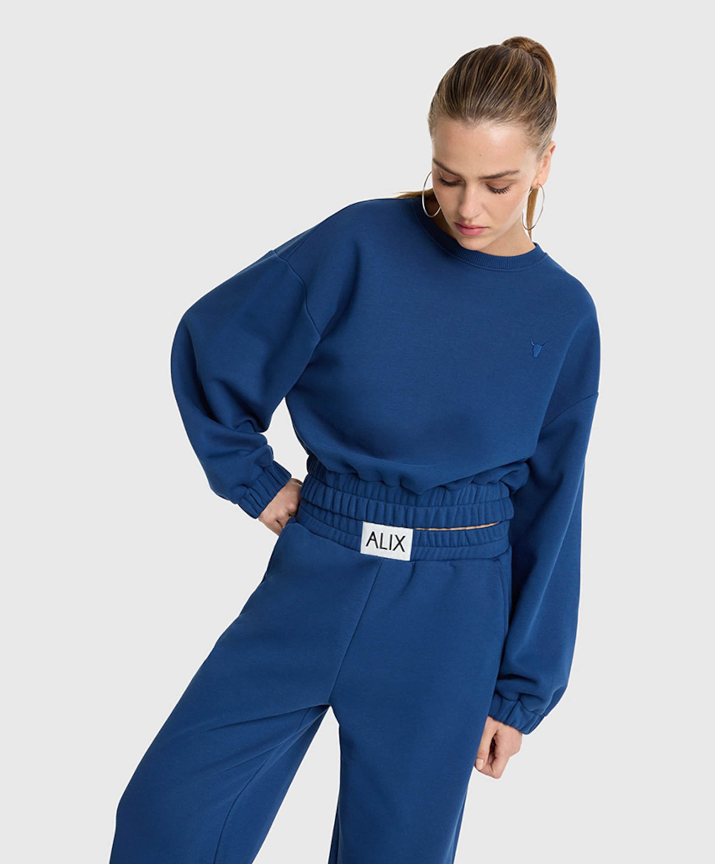 Alix The Label Dames sweater blauw