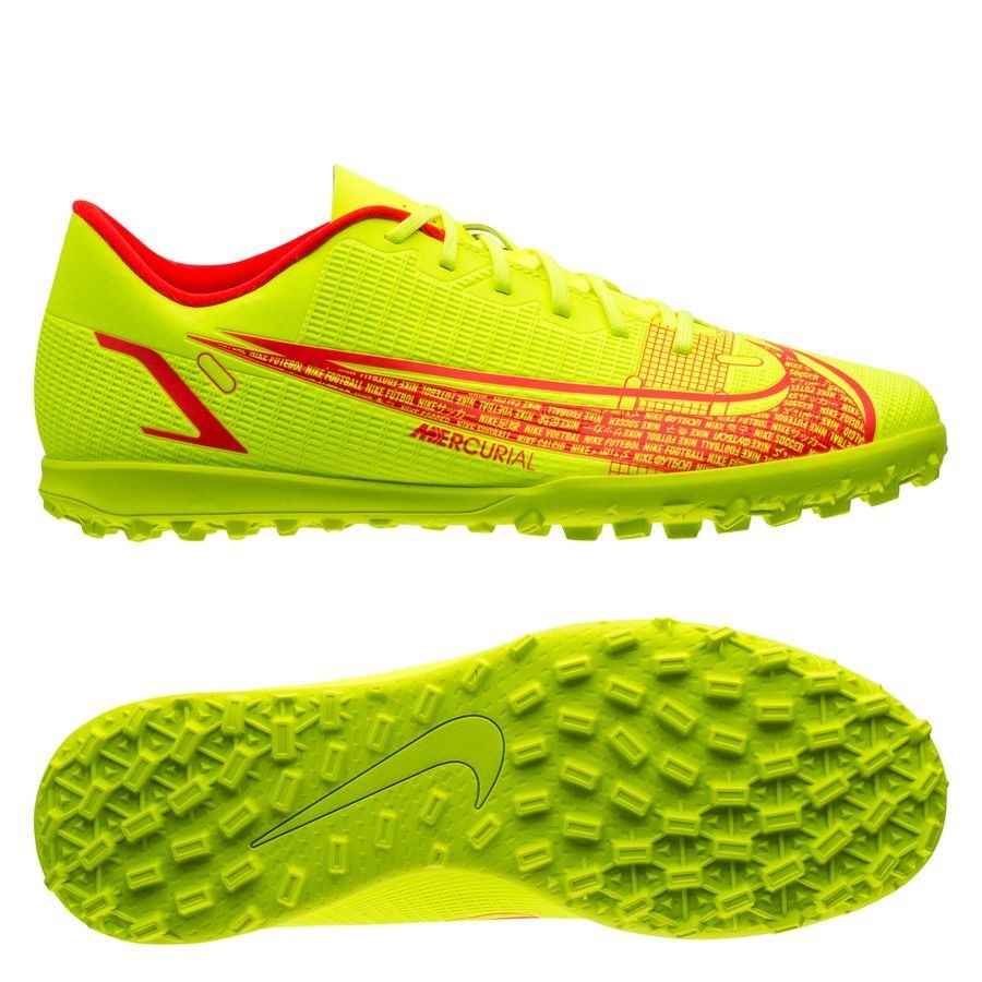 Nike Mercurial Vapor 14 Club TF Motivation - Jaune Fluo/Rouge