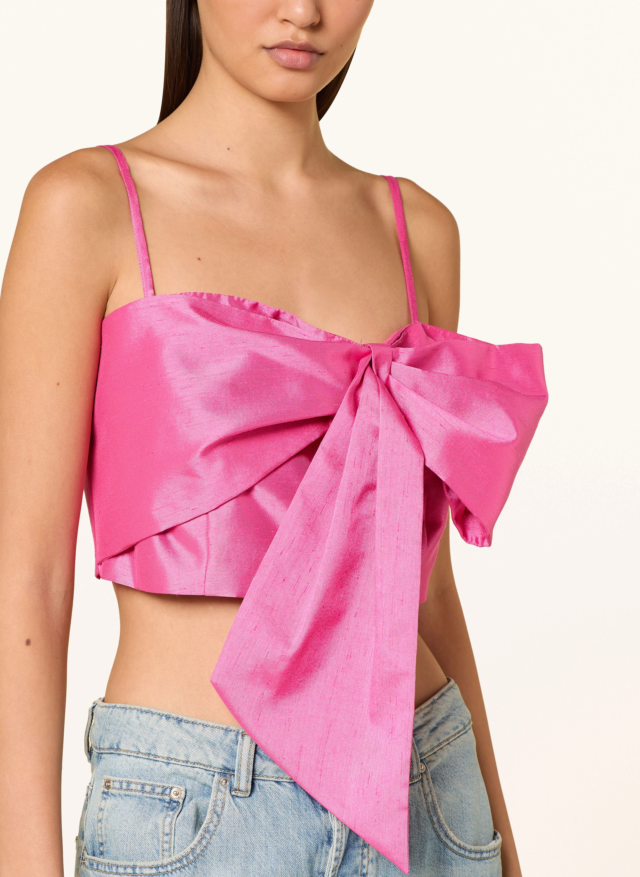 LIU JO Cropped-Top aus Satin