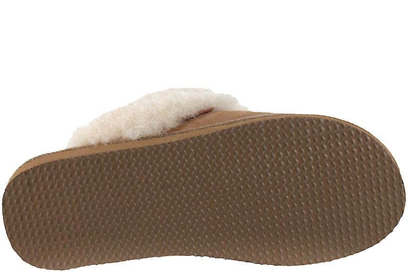 SHEPARD JESSICA LIGHT BROWN HJEMMESKO I ÆGTE LAMMESKIND