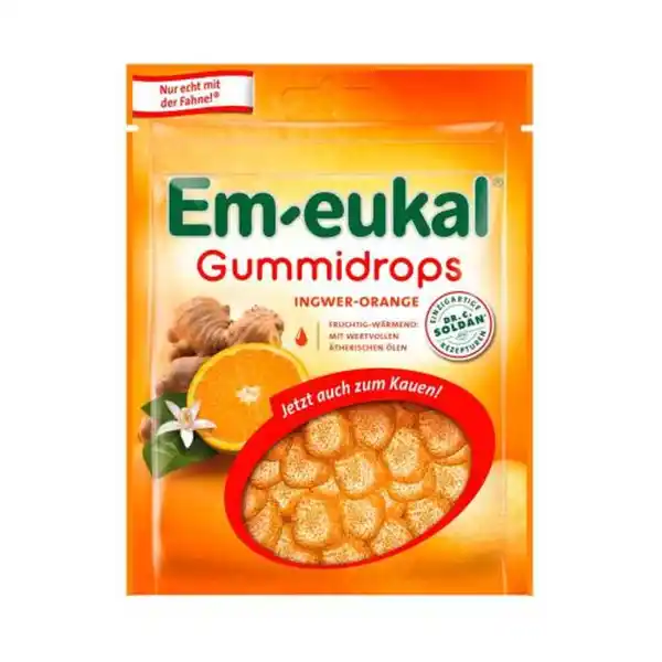 Gummibonbons Ingwer-Orange mit ätherischen Ölen