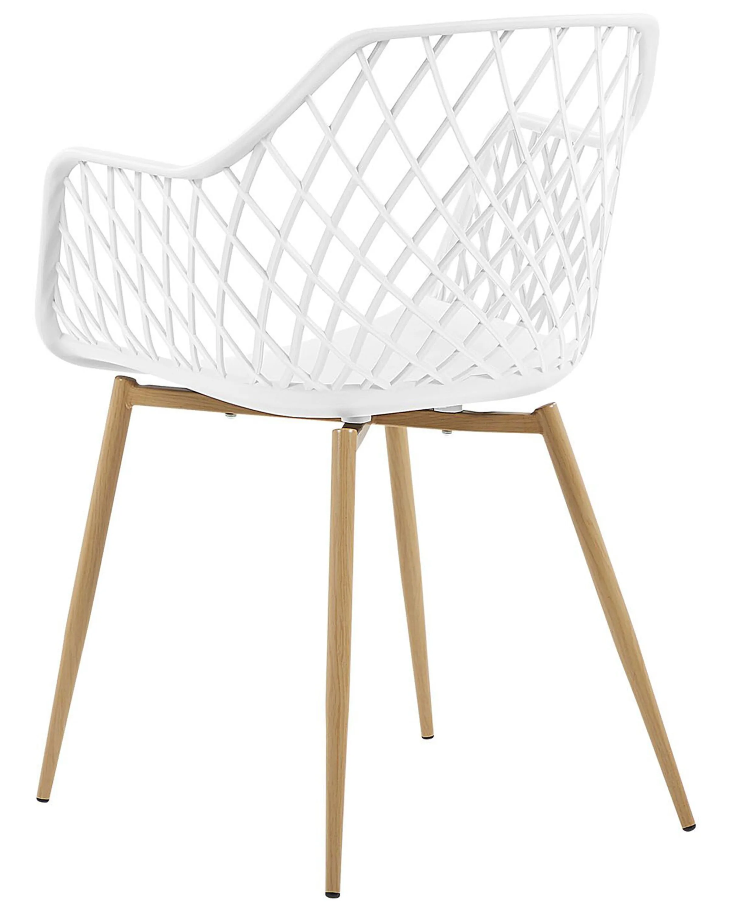 Set van 2 eetkamerstoelen NASHUA Wit
