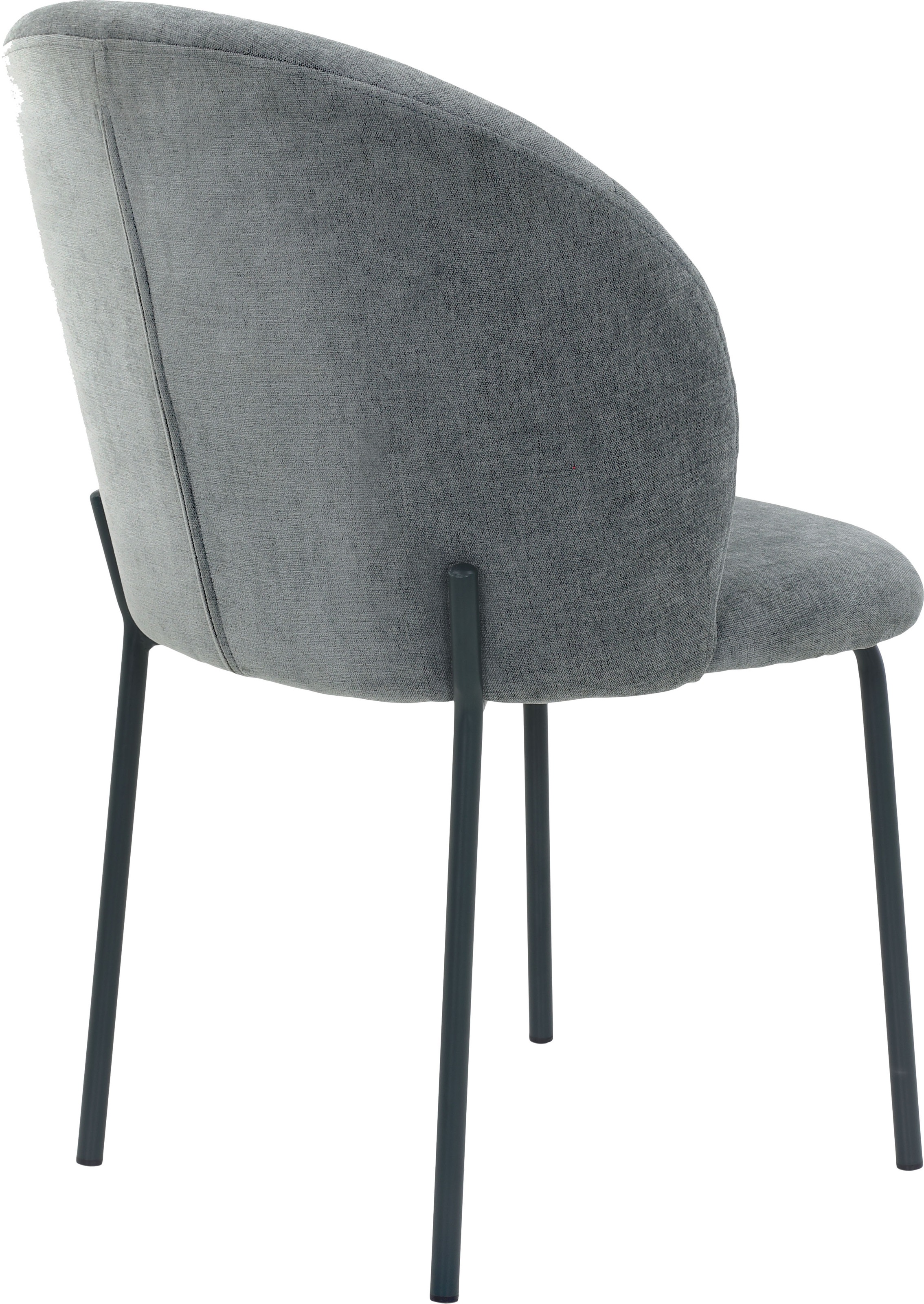 TOM TAILOR HOME 4-Fussstuhl »LEAF CHAIR« (Set) 2 Stk.4-Fussgestell, Raffung in der Rückenlehne
