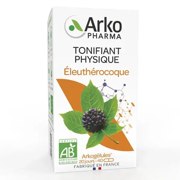 Arkopharma Arkogélules Eleuterococo Orgânico 40 cápsulas