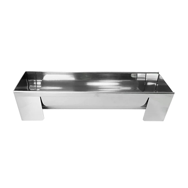 Gouttière à bûche démontable inox 30 cm Patisse