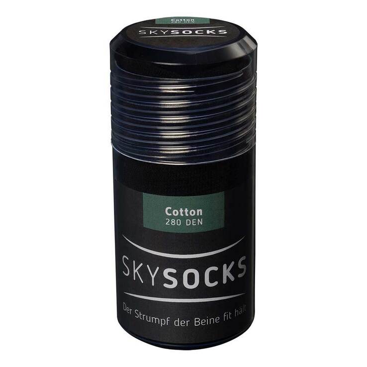 Skysocks Cotton 280den AD 42 / 43 black, 2 St