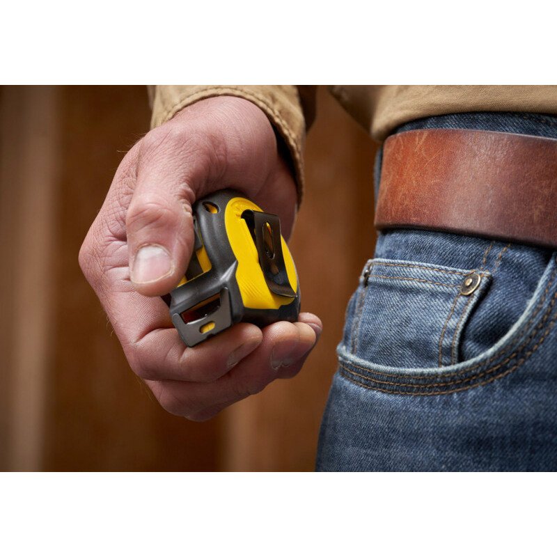 Mètre ruban Stanley Control-Lock 3 m x 19 mm, double marquage