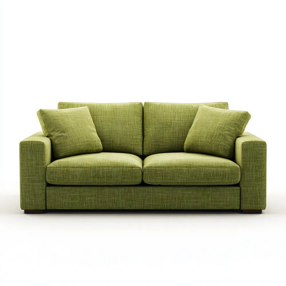 2-Sitzer-Sofa 150x85x90 cm Stoff – Grün – Modernes Design