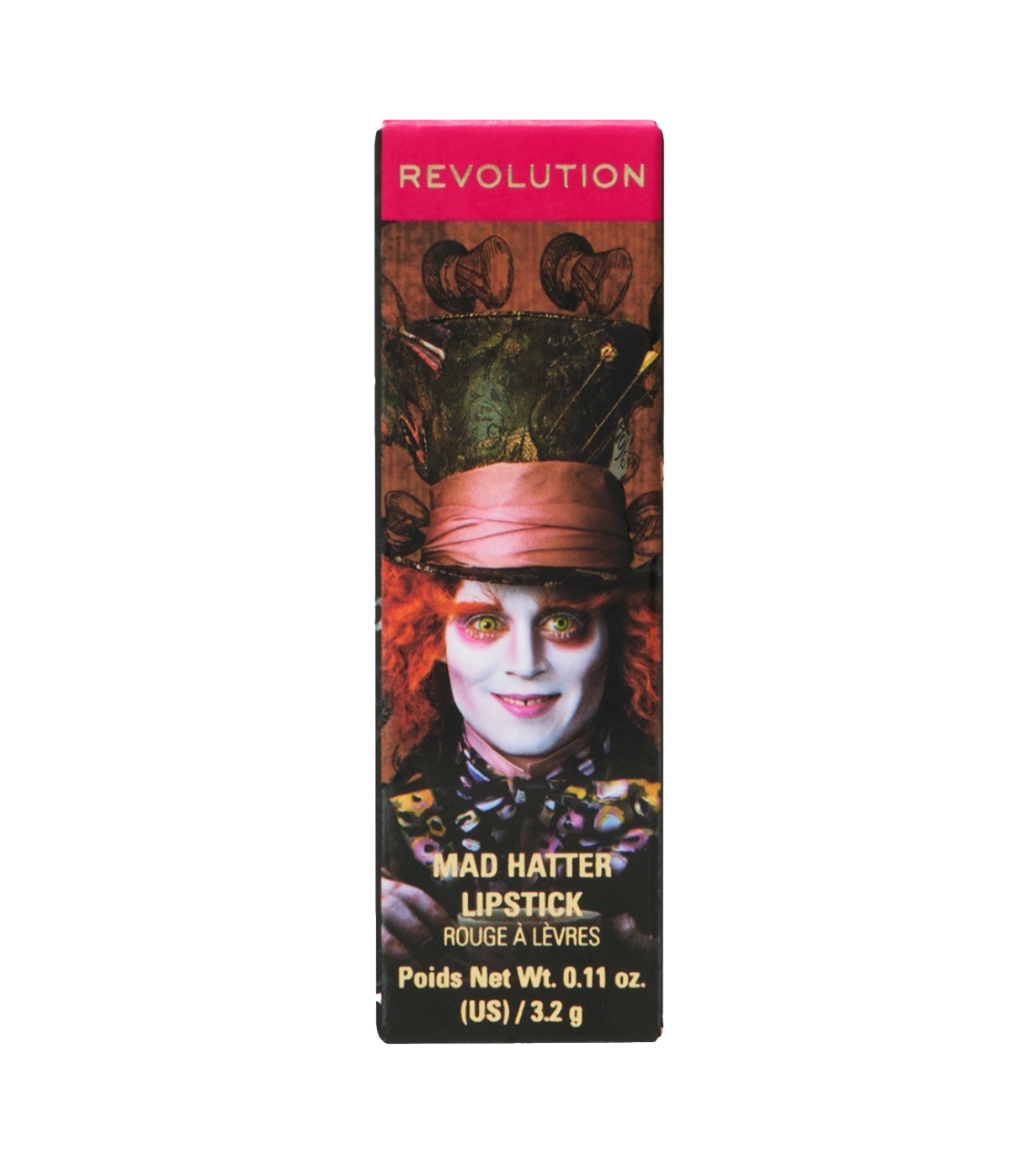 Revolution - *Alice in Wonderland* - Batom Mad Hatter - Fuchsia Pink
