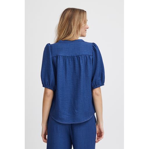 Fransa Denisa Bluse, Navy Blazer Mix, L