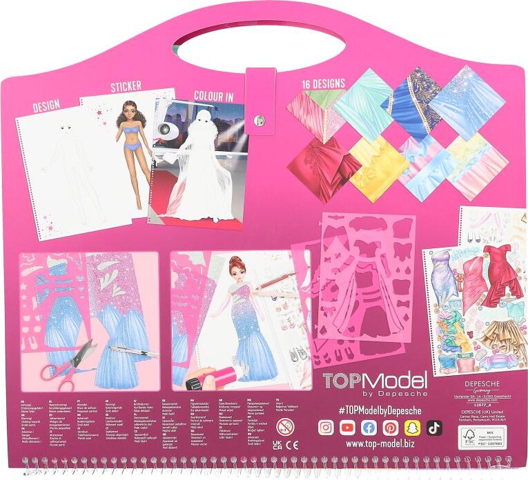 Top Model - Glamour Designbog - Depesche - Bog