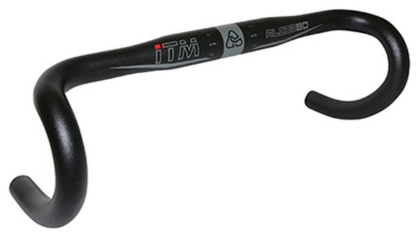 CINTRE ROUTE ITM ALCOR ALU NOIR MAT 31 8 L 44 EXTERIEUR 295g DECO GRISE