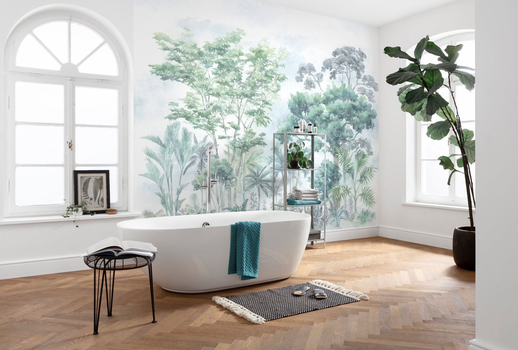 Komar Fototapete »Digitaldruck Vlies -  Pride Woods - Grösse 300 x 250 cm« bedruckt glatt Wohnzimmer, Schlafzimmer