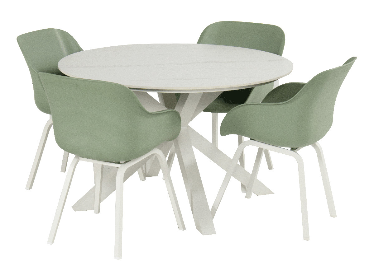 Hartman Le Soleil white sage green element diningstoel