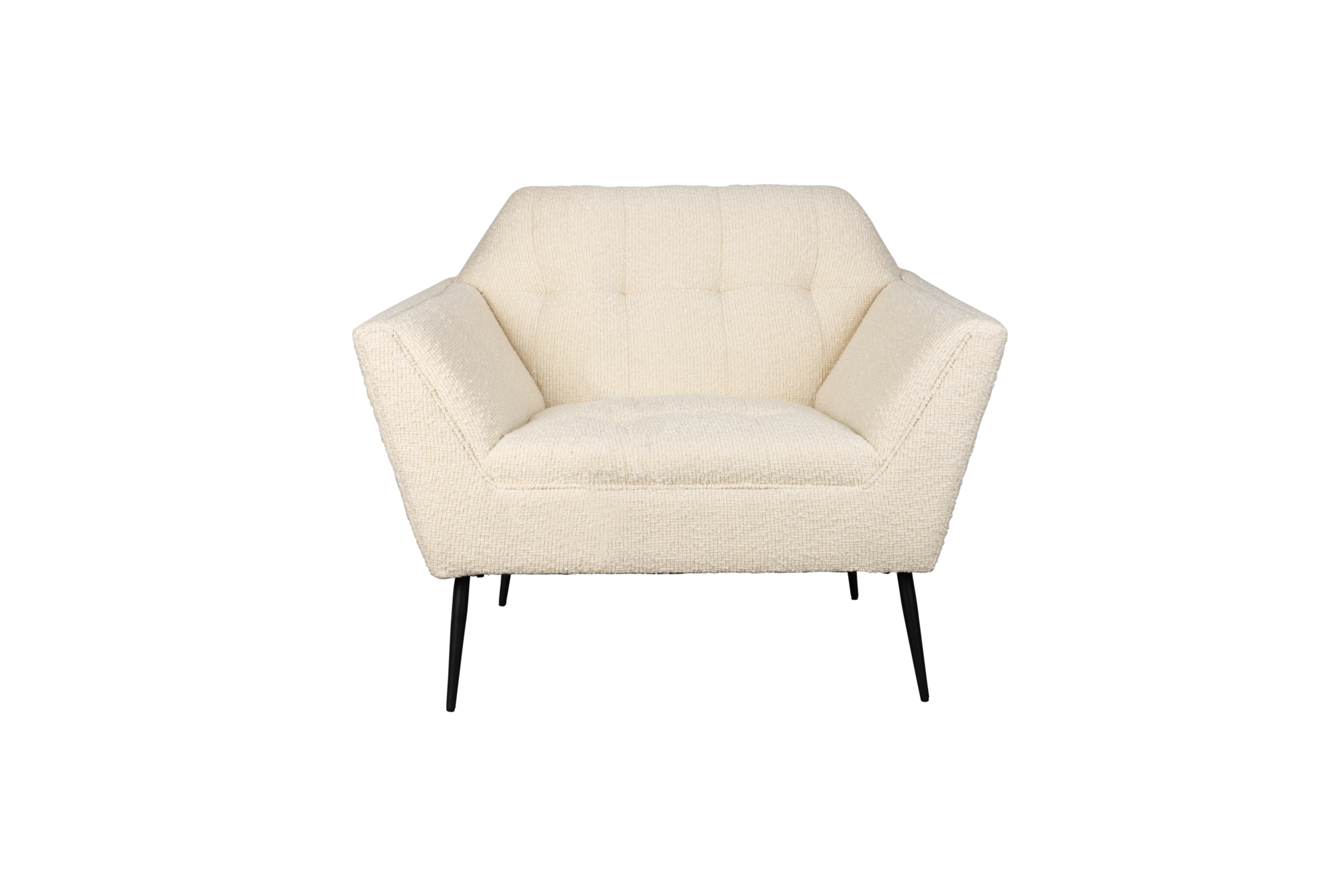Fauteuil Kate bouclé beige
